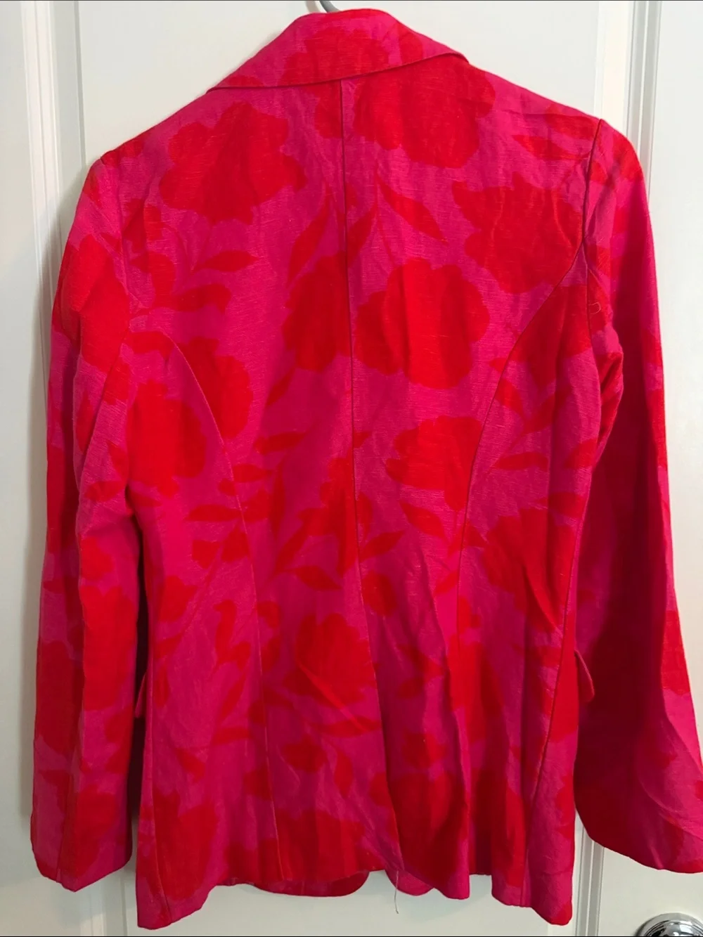 Limited edition-Kate Spade x Target oversized pink and red blazer Size XXS